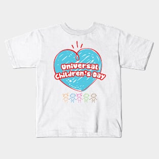 Loving heart for all children Kids T-Shirt